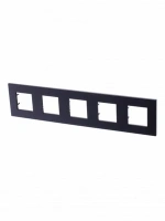 5 постовая рамка антрацит ABB Zenit 2CLA227500N1801