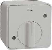 Выключатель с таймером В сборе открытой установки, IP55 Mureva Styl Schneider Electric MUR39067, белый
