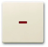 Проходной 1-клав. + подс. слоновая кость ABB Dynasty 2CKA001012A2194|2CKA001751A2813