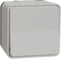 Кнопочный выключатель в сборе открытой установки, IP55 Mureva Styl Schneider Electric MUR39026, белый