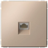 Розетка компьютерная RJ45, кат. 5е Systeme Electric ArtGallery песочный GAL001283