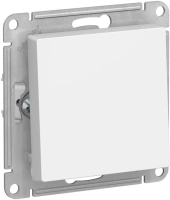 Выключатель 1-клавишный с самовозвратом Systeme Electric Atlas Design 10АХ, лотос ATN001313