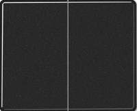 Выключатель двухклавишный Jung SL500 505U+SL595SW