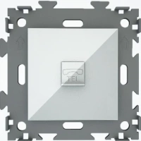 Розетка телефонная CGSS цв. белый GL-W201T-WCM