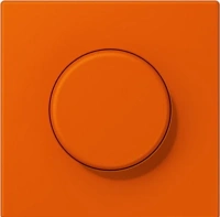 Светорегулятор поворотно-нажимной 60-400 Вт для ламп накаливани Jung orange vif 244EX+LC19404320S