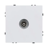 Розетка спутниковая SAT, белый глянцевый Brionilux серия Z (ZG021WG)