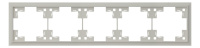 Рамка пятиместная Rikett Classic Лён 35950 LN