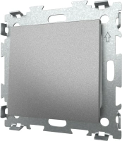 Выключатель одноклавишный серая платина CGSS GL-W101-GPG
