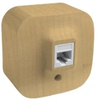 Розетка телефонная RJ11 цвет дерево 782274 Legrand Quteo
