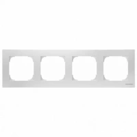 4 постовая рамка белая ABB Sky Niessen 2CLA857400A1101
