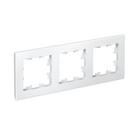 Рамка 3-постовая универсальная Systeme Electric AtlasDesign, БЕЛЫЙ ATN000103