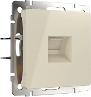 Розетка Ethernet RJ-45 слоновая кость Werkel Встраиваемые механизмы слоновая кость W1181003