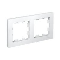 Рамка 2-постовая универсальная Systeme Electric AtlasDesign, БЕЛЫЙ ATN000102