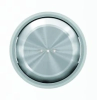 Выключатель 1-клав. + подс. хром металл ABB Sky Moon 2CLA810100A1001|2CLA860130A1401|2CLA819202A1001