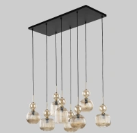 Подвесной светильник со стеклянными плафонами TK Lighting 11045 Sophia Cognac