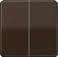Выключатель двухклавишный Jung CD500 505U+CD595BR