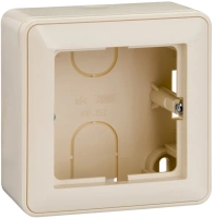 Коробка для наружного монтажа Systeme Electric W59, 1-местная с рамкой, слоновая кость KP-152-28