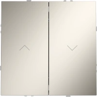 Выключатель для жалюзи 10А Voltum S70 кашемир Soft touch пластик (VLS020703)