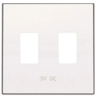 USB зарядка белый ABB Sky Niessen 2CLA858530A1101|2CLA818530A1001
