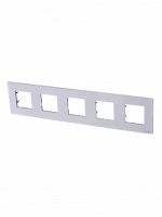 5 постовая рамка белая ABB Zenit 2CLA227500N1101