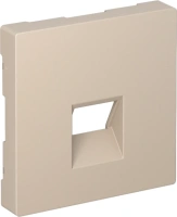 Накладка Systeme Electric AtlasDesign для информационных функций типа Keystone, ПЕСОЧНЫЙ ATN001284
