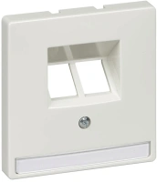 Лицевая панель для механизмов RJ45 X2 Merten Antique Schneider Electric MTN292619, полярно-белый