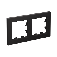 Рамка 2-постовая универсальная Systeme Electric AtlasDesign, карбон ATN001002