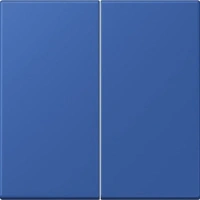 Выключатель двухклавишный Jung bleu outremer 59 505U+LC9954320K
