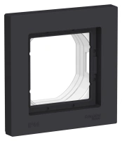 Рамка 1-постовая IP44, Systeme Electric AtlasDesign карбон ATN441001