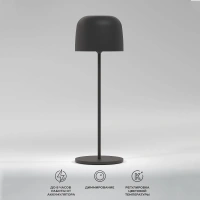 Компактный светодиодный настольный светильник Bitty чёрный IP54 Elektrostandard TL70260