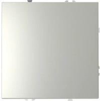 Проходной переключатель одноклавишный 10А Voltum S70 сталь Soft touch пластик (VLS010305)