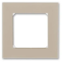 Рамка 1 постовая ABB Levit кофе макиато - белый 2CHH015010A6018
