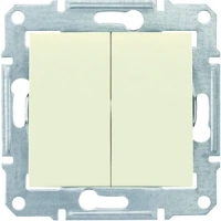 Выключатель 2-клав Schneider Sedna SDN0300147