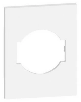 KW03M3 Bticino Living Now накладка плоской розетки 3 модульная (итальянский стнадарт) белая
