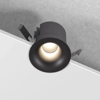Светильник встраиваемый светодиодный Bliss 15W 4000K черный Elektrostandard 25070/LED