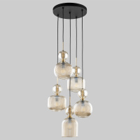 Подвесной светильник со стеклянными плафонами TK Lighting 11043 Sophia Cognac
