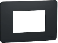 Рамка 3-модульная Unica Modular Schneider Electric NU210354 антрацит