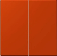 Выключатель двухклавишный Jung rouge vermillon 59 505U+LC9954320A