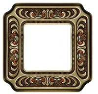 Рамка 1-пост Светлая бронза Fede Palace FD01351PBCL
