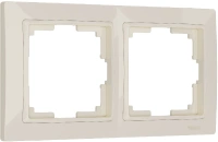 Рамка из пластика на 2 поста Snabb Basic слоновая кость Werkel Snabb basic слоновая кость W0022003
