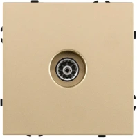 Розетка спутниковая SAT, золотой бархат Brionilux серия Z (ZG021GD)