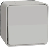 Переключатель открытой установки IP55 Mureva Styl Schneider Electric белый MUR39021