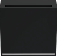 Накладка для выключателя карточного Voltum S70 черный Soft touch пластик (VLS002608)