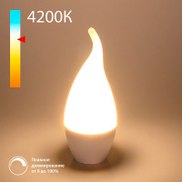 Светодиодная лампа "Свеча на ветру" Dimmable CW35 7W 4200K E14 Elektrostandard BLE1450