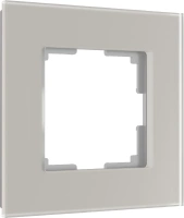 Рамка из стекла на 1 пост Werkel Senso дымчатый soft-touch W0013117