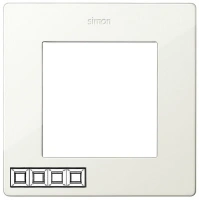 Рамка 4 местная слоновая кость 2400640-031 Simon 24 Essence