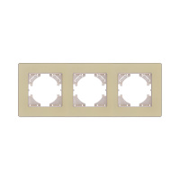 Рамка 3-постовая, золотой Kollinger Eleganz Acryl EA3GD