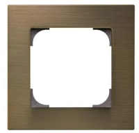 1 постовая рамка античная латунь ABB Sky Niessen 2CLA857100A1201