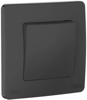 Переключатель 1-клавишный Systeme Electric Blanca С/У IP44 (сх.6), 10AX, 250В, АНТРАЦИТ BLNVS410606
