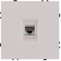 Розетка Ethernet RJ45 Cat.6, кашемир бархат Brionilux серия Z (ZG017CM)